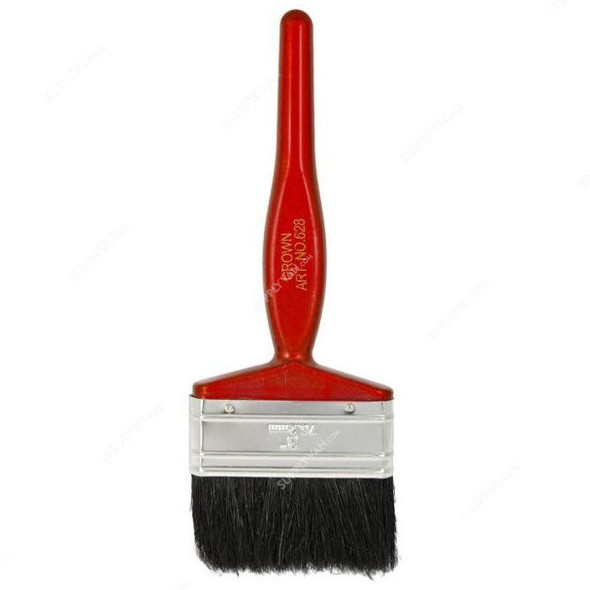 Paint Brush, 3 Inch, Red and Black