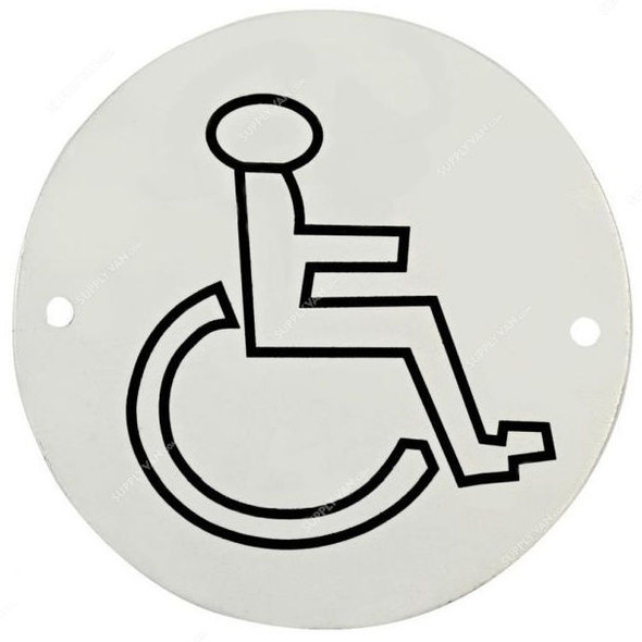 Round Disable Symbol, 8CM, Round