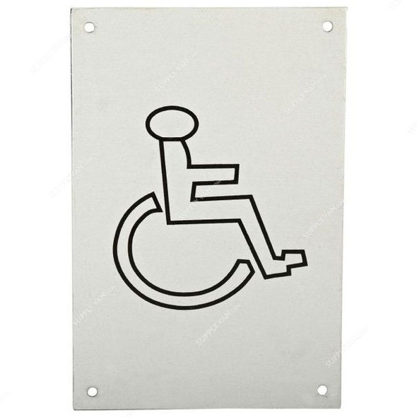 Disable Symbol, 15x10CM, Rectangle