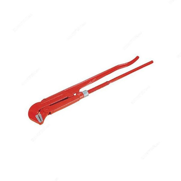Beorol Bent Nose Pipe Wrench, KLC1, Steel, 300MM Length