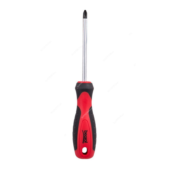 Beorol Phillips Screwdriver, OPH2X100, PH2 Tip Size x 100MM Length