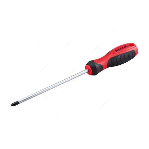 Beorol Phillips Screwdriver, OPH2X150, PH2 Tip Size x 150MM Length