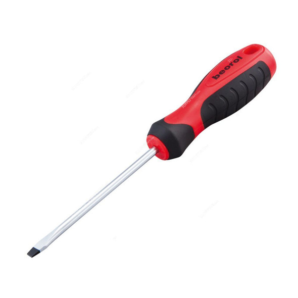 Beorol Screwdriver, OSL5X100, Slotted, SL5 Tip Size x 100MM Length