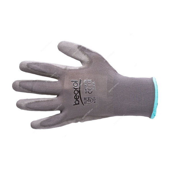 Beorol Bunter Gloves, RBUNSM, M, Grey