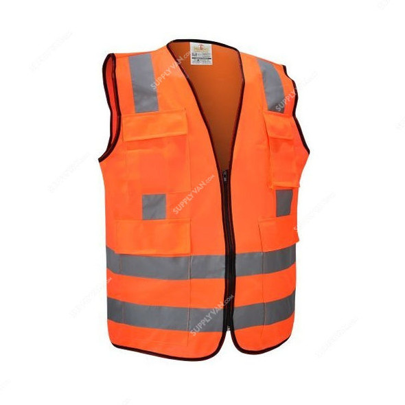 Empiral Safety Vest, E108083204, Bright, Orange, XL