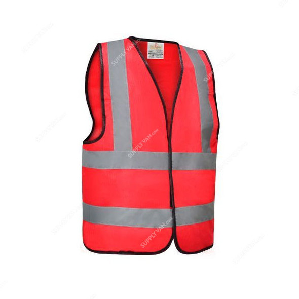 Empiral Safety Vest, E108083707, Glitter, Red, 4XL