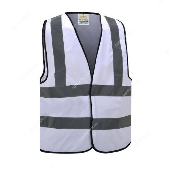 Empiral Safety Vest, E108083607, Glitter, White, 4XL