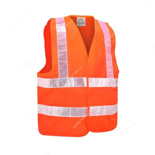 Empiral Safety Vest, E108092907, Flare, Orange, 4XL
