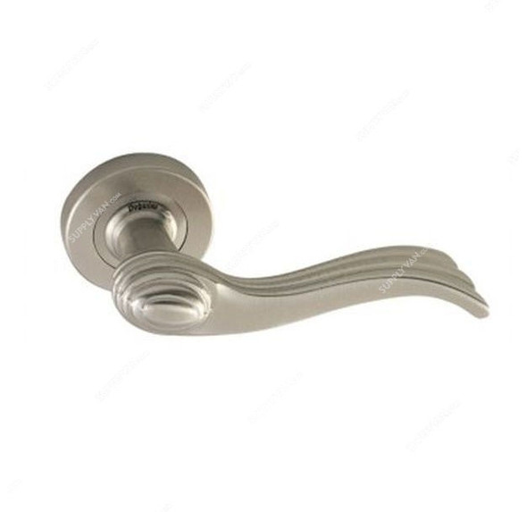 Doganlar Door Handle, Imza, Brass, Satin Nickel