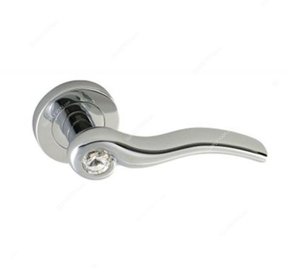 Doganlar Door Handle, Denizati, Brass, Chrome Plated