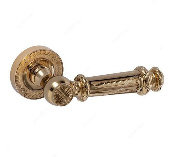 Doganlar Door Handle, Ekselans, Zinc, Gold