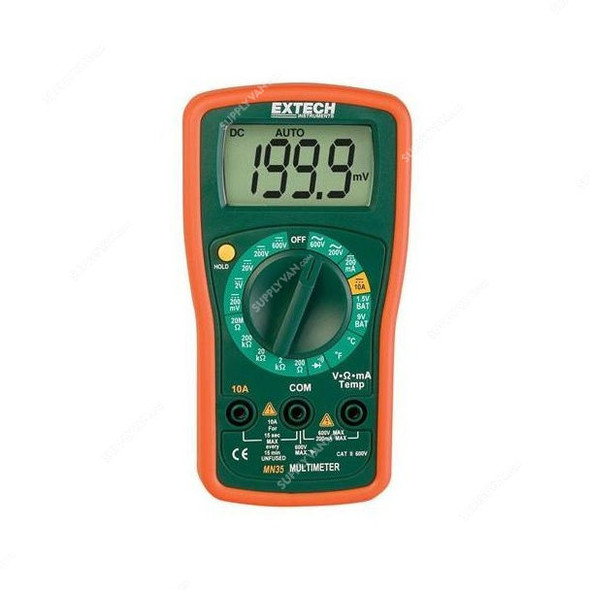 Extech Multimeter, MN35, -20 to 750 Deg.C