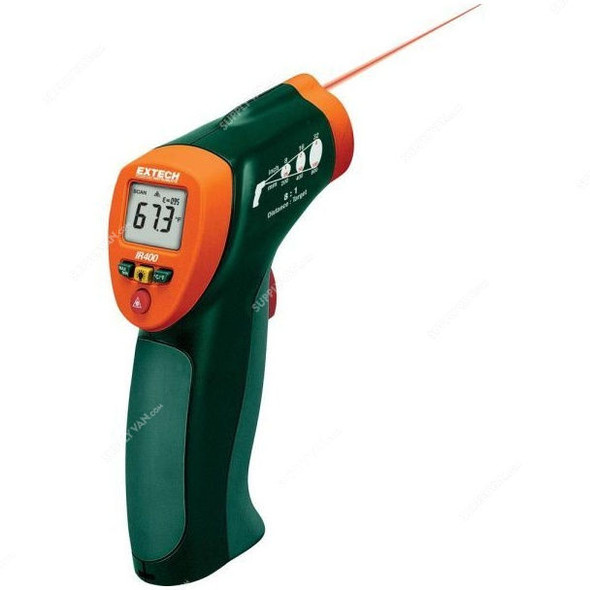 Extech Mini Thermometer, IR400, -20 to 332 Deg.C