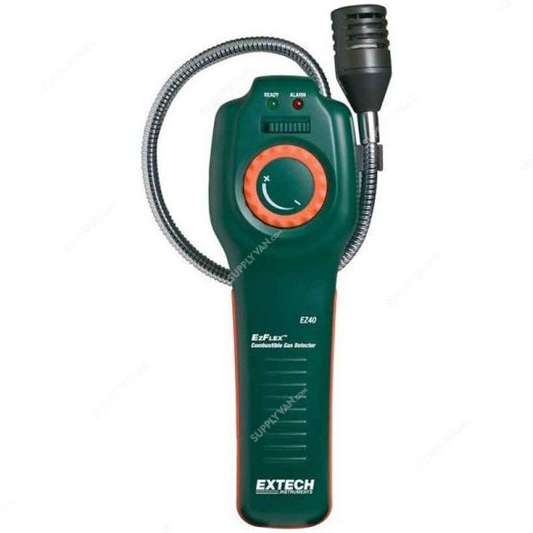 Extech Combustible Gas Detector, EZ40, EzFlex, 16 Inch, Flex Gooseneck