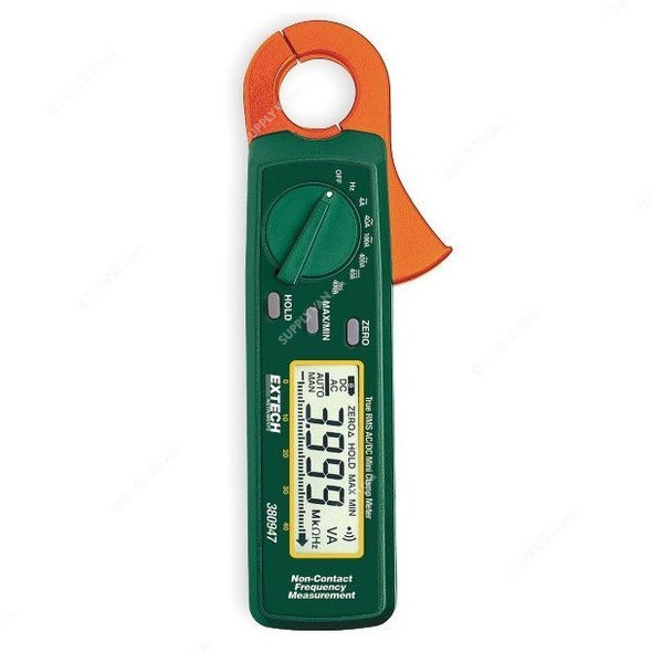 Extech Clamp On Digital Clamp Meter, 380947, 15/16 Inch