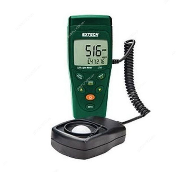 Extech Color LED Light Meter, LT45, 400 to 400000Lux