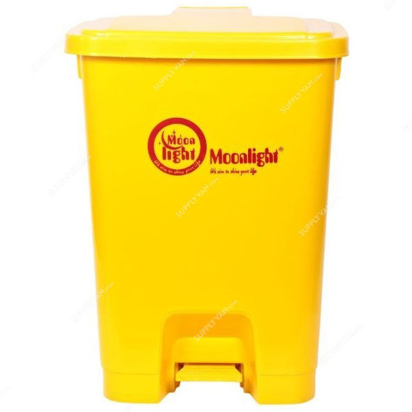 Moonlight Dust Bin With Pedal, 73916, 30 Litres, Polypropylene