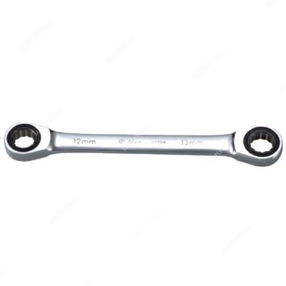 Hans Double Gear Wrench, 11055A, 7/16x1/2 Inch