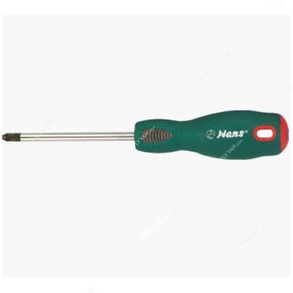 Hans Phillips Star Screwdriver, 0320PH2-6, PH2 Tip Size x 259MM Length