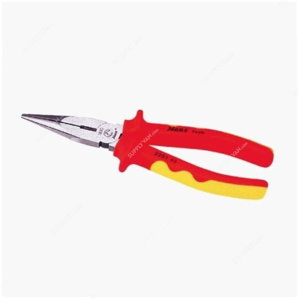 Hans Insulated Long Nose Pliers, 1838-8, 8 Inch