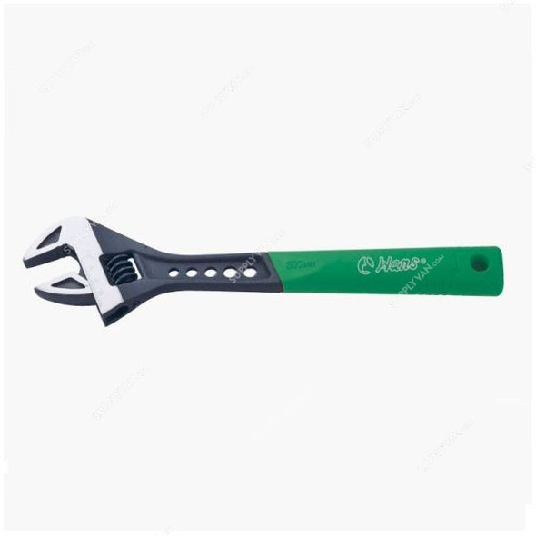 Hans Heavy Duty Adjustable Wrench, 1170-12, 35-38MM Jaw Capacity, 12 Inch Length