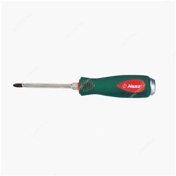 Hans Phillips Go Through Screwdriver, 0526PH2-4, PH2 Tip Size x 100MM Blade Length