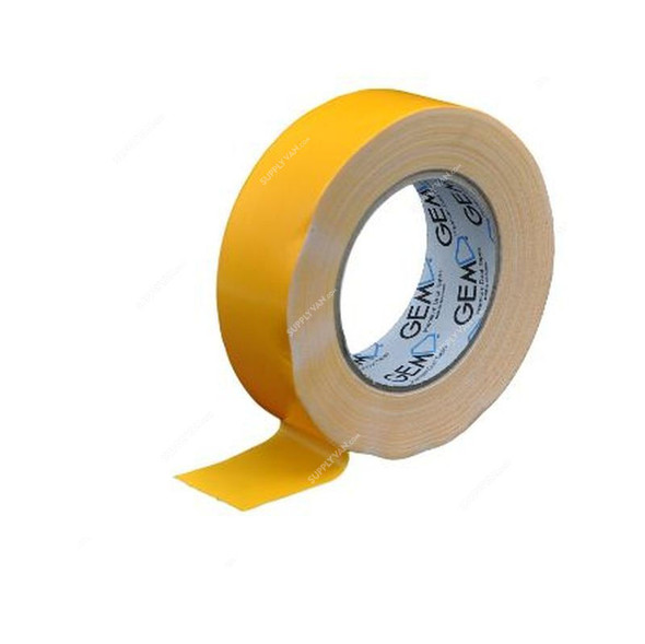 Gem Cloth Tape, GM-CT152580-YW, 25 Mtrs, Yellow