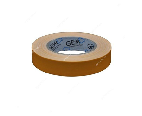 Gem Cloth Tape, GM-CT102580-YW, 25 Mtrs, Yellow