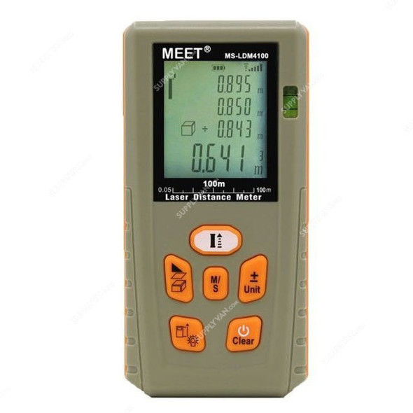 Meet Laser Distance Meter, MS-LDM4100, 0.05-100 Mtrs