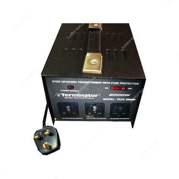 Terminator AC to AC Dual Voltage converter, TACC-2000W, 110-220V/220-110V