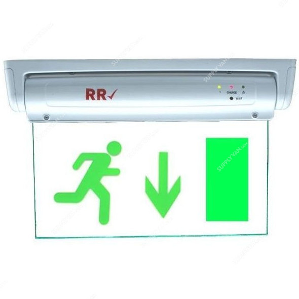 RR Exit Down Sign Light Board, 230V