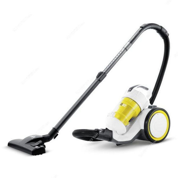 Karcher VC 3 Premium Plus Vacuum Cleaner, 11981330, 1100W, 900ML Tank Capacity, White/Black