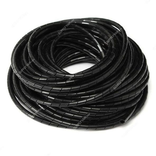 Uhcom Spiral Wire Wrap, Uhcom-KS19, 10 Mtrs, Black