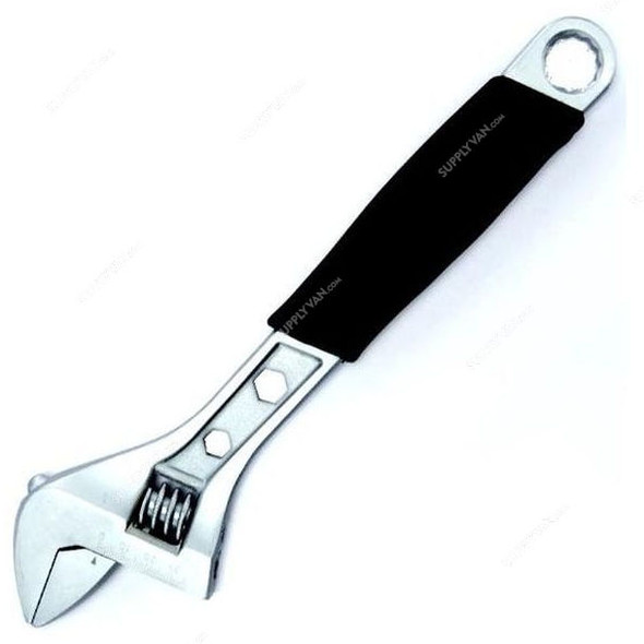 Jetech Softgrip Adjustable Spanner Wrench, CRV-AWS12, 40MM Jaw Capacity, 300MM Length