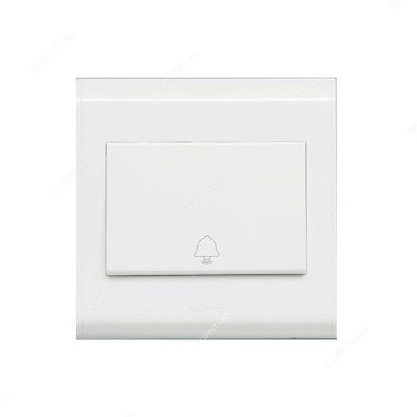 Legrand Push Switch Bell, 6-170-11, Belanko, 1 Way, 4A, White