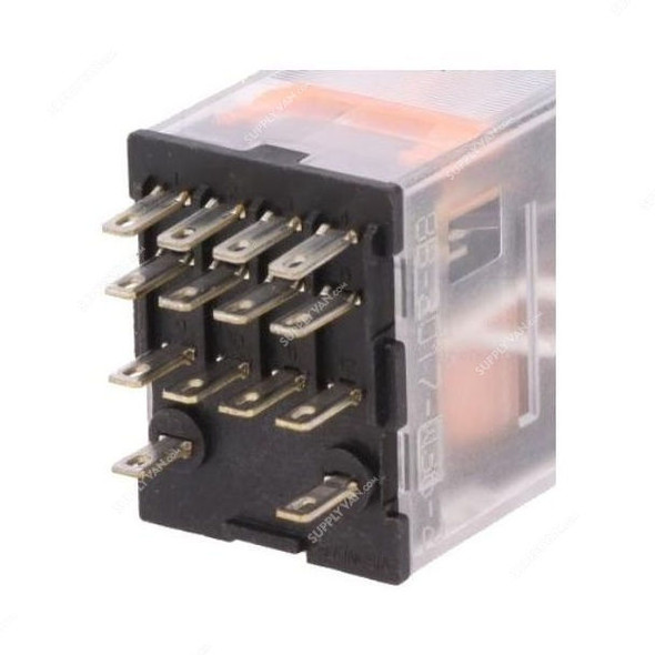 Schneider Electric Miniature Plug-In Relay, RXM4AB1BD, 24VDC