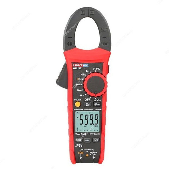 Uni-T True RMS Clamp Meter, UT219E, 600A