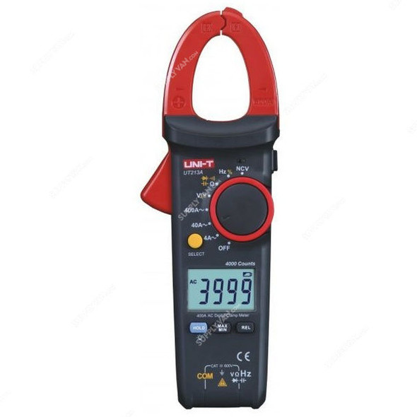 Uni-T Digital Clamp Meter, UT213A, 400A