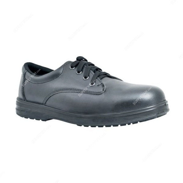 Vaultex Steel Toe Safety Shoes, VE8, Size38, Black, Low Ankle