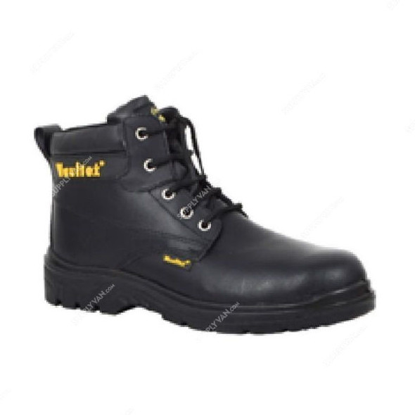 Vaultex Steel Toe Safety Shoes, S13K, Size40, Black, High Ankle