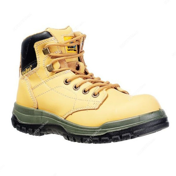 Vaultex Steel Toe Safety Shoes, DAD, Size39, Honey, High Ankle