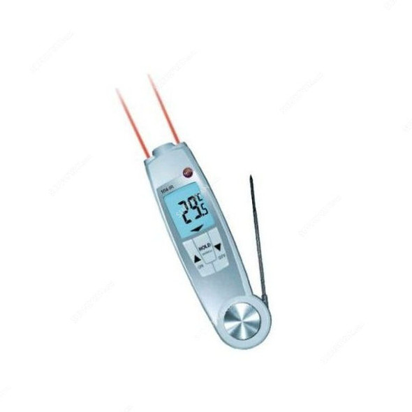 Testo IR and Penetration Thermometer, 104-IR, -20 to 50 Deg.C
