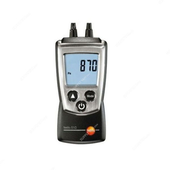 Testo Pressure Measuring Instrument, 510, 0 to 50 Deg.C