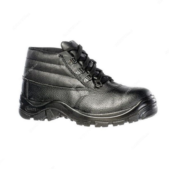 Vaultex Steel Toe Safety Shoes, MDU, Size41, Black, High Ankle
