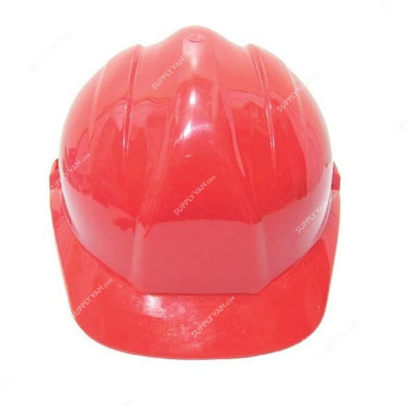 Vaultex Safety Helmet With Ratchet Suspension, VHR, Red