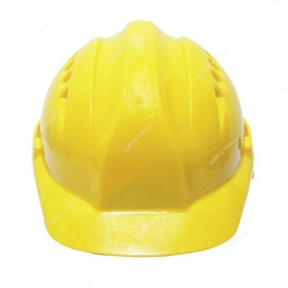 Vaultex Safety Helmet With Ratchet Suspension, VHRT, Yellow