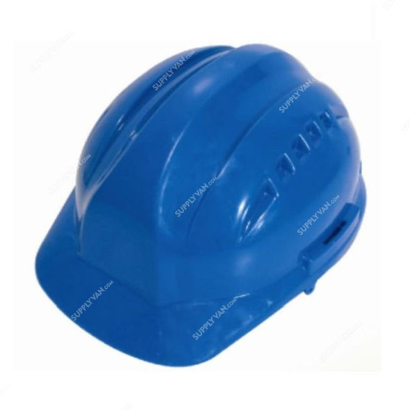 Vaultex Safety Helmet With Ratchet Suspension, VHVR, Blue