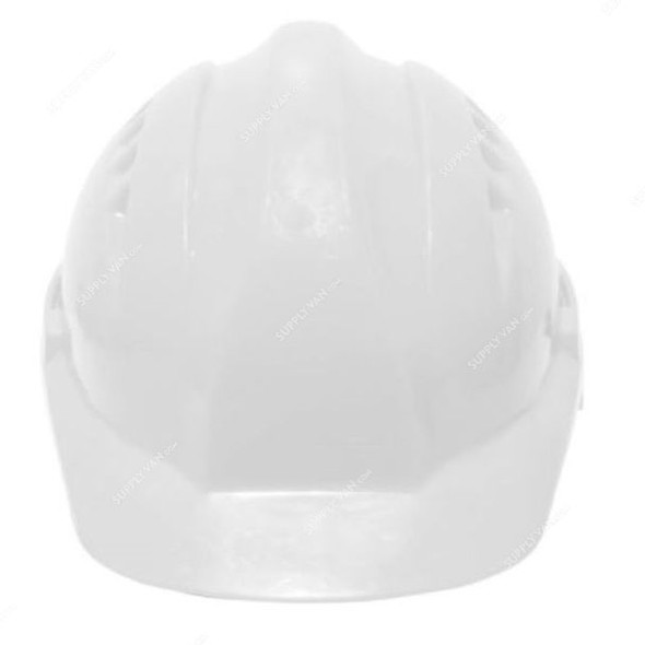 Vaultex Safety Helmet With Ratchet Suspension, VHVR, White