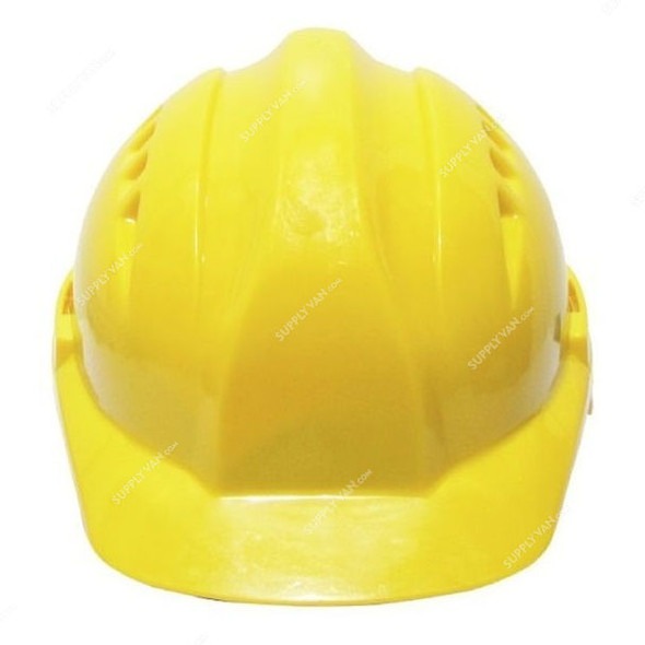 Vaultex Safety Helmet With Ratchet Suspension, VHVR, Yellow