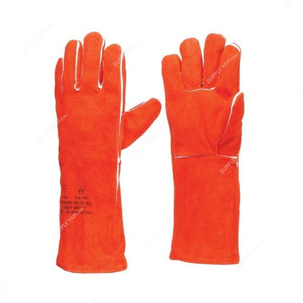 Vaultex Welding Gloves, WGR, Free Size, Red, PK12